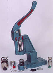 button cover machines & dies, button sewing machines, button making machine