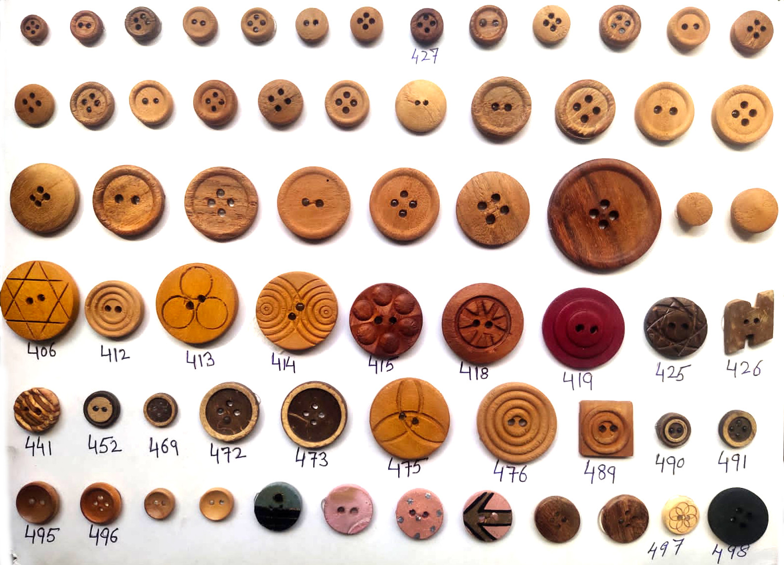 Wooden Buttons